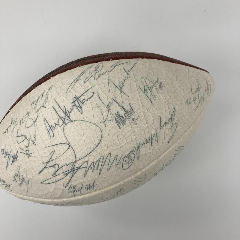 1985 Super Bowl Champs Chicago Bears Team Signed Football Walter Payton PSA DNA - 11