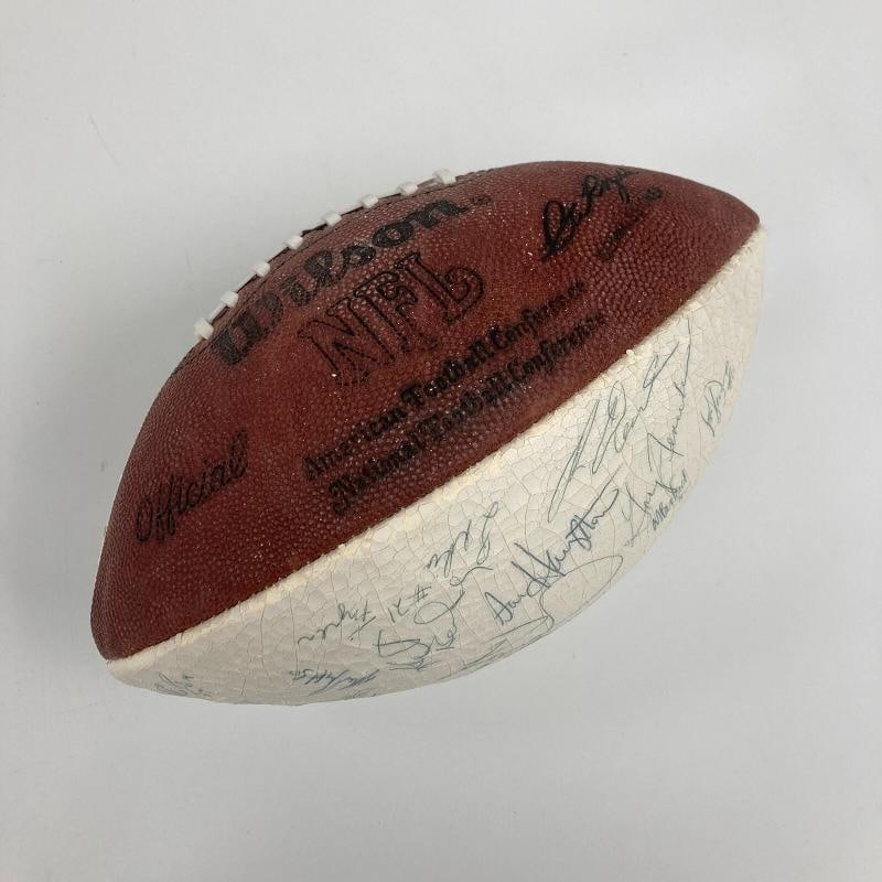 1985 Super Bowl Champs Chicago Bears Team Signed Football Walter Payton PSA DNA - 9