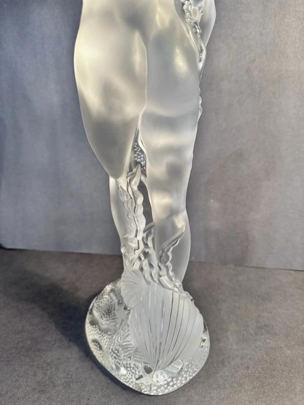 LALIQUE Signed At Glass Crystal Sculptue Edition Of 999175H x 55L x 55W - 11