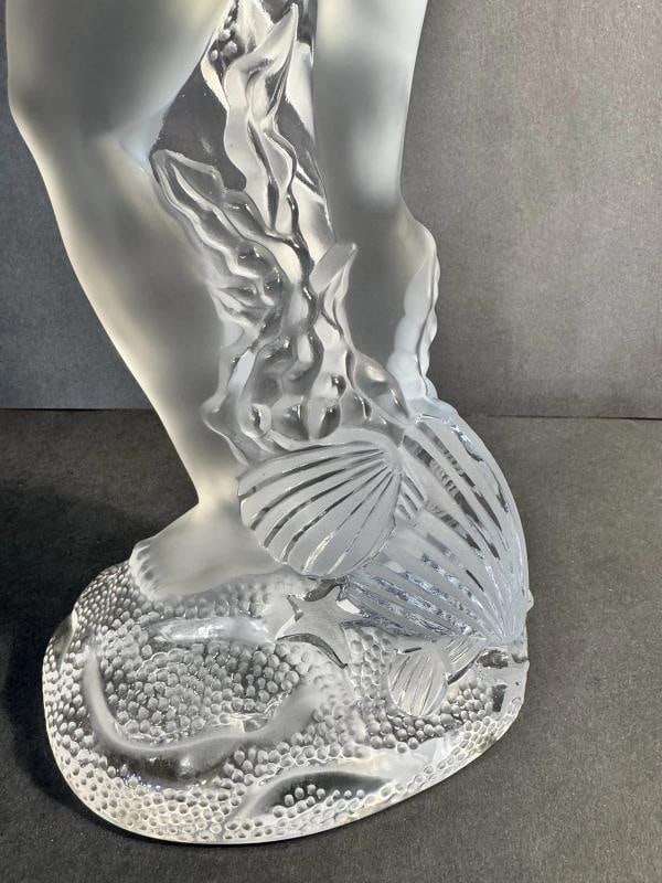 LALIQUE Signed At Glass Crystal Sculptue Edition Of 999175H x 55L x 55W - 13