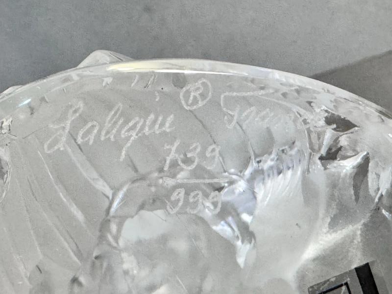 LALIQUE Signed At Glass Crystal Sculptue Edition Of 999175H x 55L x 55W - 18