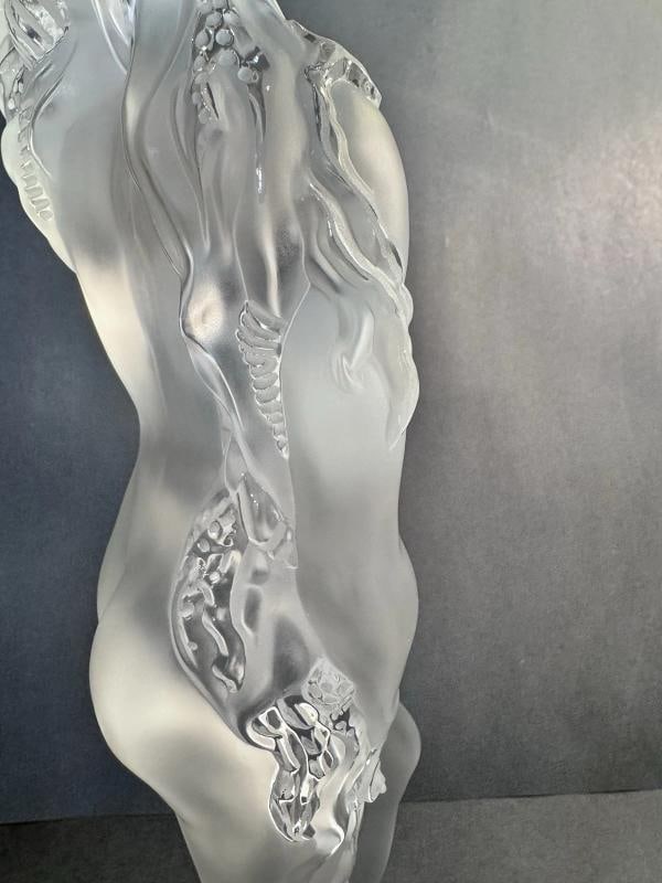 LALIQUE Signed At Glass Crystal Sculptue Edition Of 999175H x 55L x 55W - 9