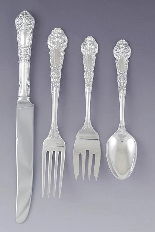 Fab Reed Barton Sterling Silver French Renaissance 39pc Flatware Set Serves 8 - 3