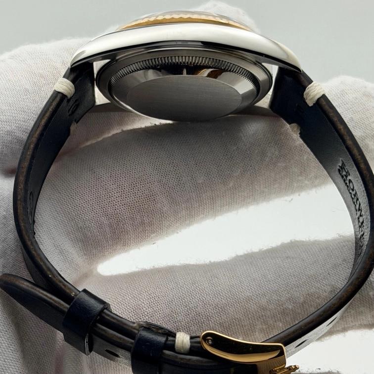 Rolex Datejust 16233 36mm Aqua Blue Dial 18k Yellow Gold Stainless Steel - 8