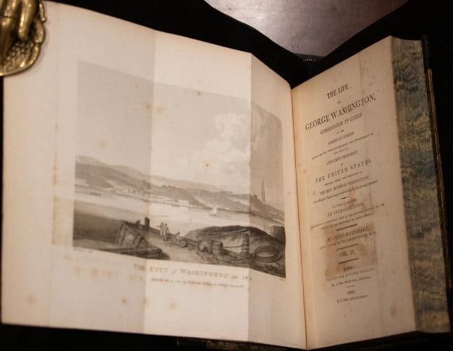 1804 Life of George Washington by John Marshall First Edition Fine Leather Rare - 16