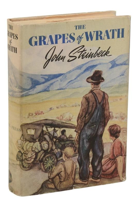 The Grapes of Wrath by JOHN STEINBECK First Edition 1st Printing 1939 (1 of 11)