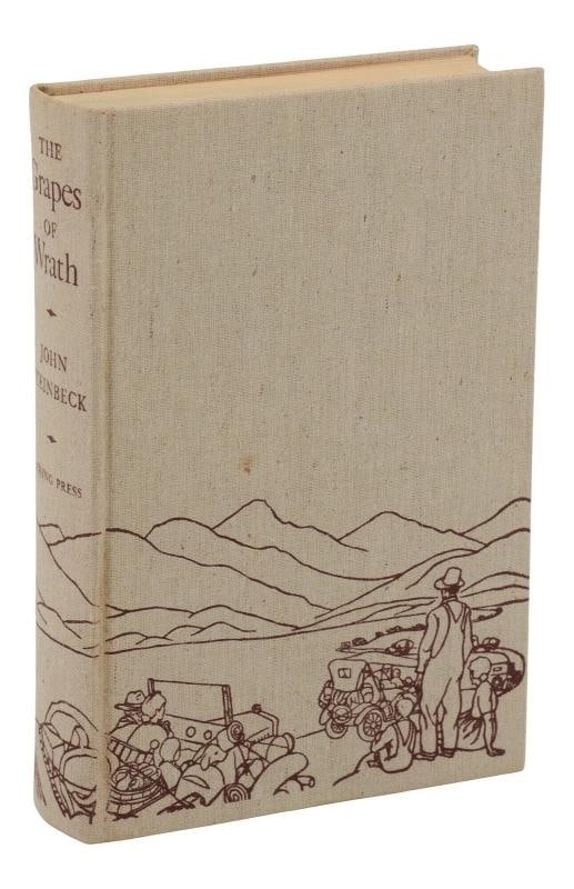 The Grapes of Wrath by JOHN STEINBECK First Edition 1st Printing 1939 - 5