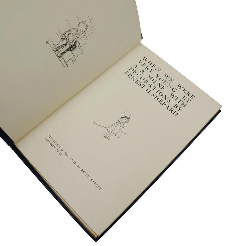 Complete Set of Winnie the Pooh Books SIGNED by AA Milne First Edition 1st - 9