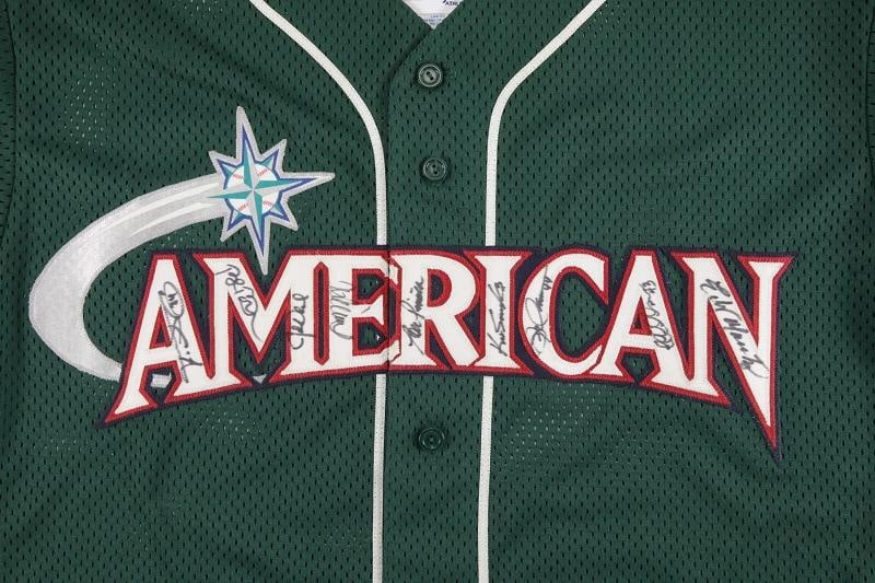 2001 Seattle Mariners Team Signed All Star Game Jersey Ichiro Suzuki PSA DNA COA - 2