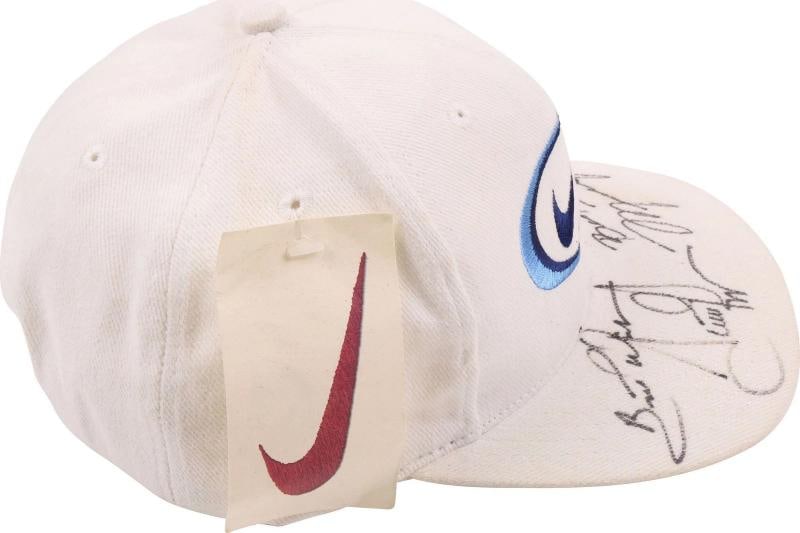Michael Jordan Scottie Pippen Signed Nike Basketball Hat PSA DNA COA - 3