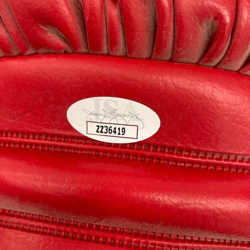 Muhammad Ali Signed Everlast Boxing Glove Silver Ink JSA COA - 6