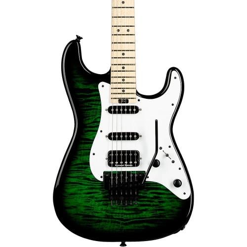 Jackson USA Signature Adrian Smith San Dimas DKQM Guitar: Jackson USA Signature Adrian Smith San Dimas DKQM Guitar Transparent Green Burst Condition New A brandnew unused unopened undamaged item in its original packaging where packaging is applicable