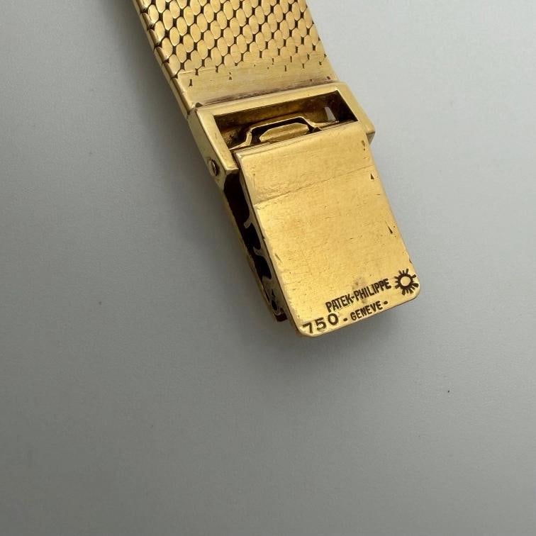 Vintage Patek Philippe Ladies 33521 RARE Cartier Signed Dial 18k Yellow Gold - 9