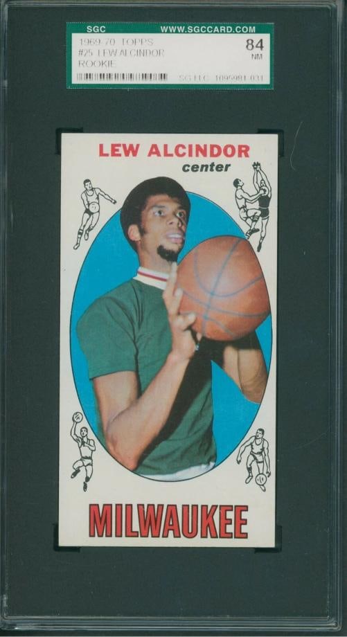 196970 Topps 25 Lew Alcindor SGC 84 NM (1 of 2)