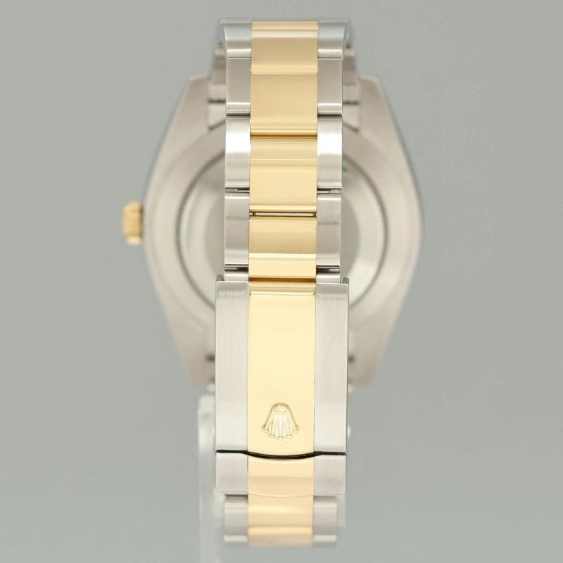 PAPERS MINT Rolex DateJust 41 Two Tone Yellow Gold Oyster 126303 Champagne Watch - 5