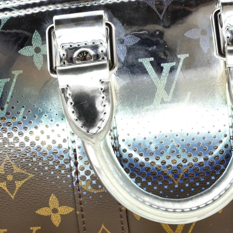 Louis Vuitton Keepall Bandouliere Bag Limited Edition Metallic Nebula Monogram - 7