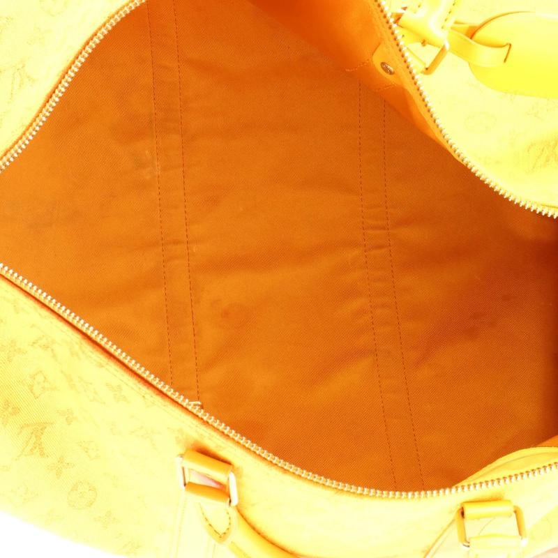 Louis Vuitton Keepall Bandouliere Bag Monogram Denim 50 - 5