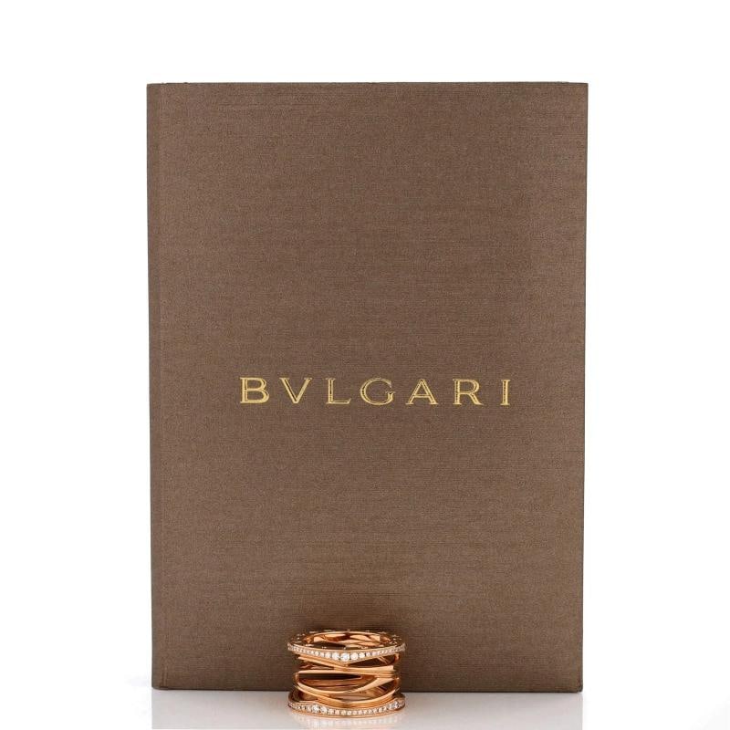 Bvlgari BZero1 Design Legend Zaha Hadid Four Band Ring 18K Rose Gold - 2