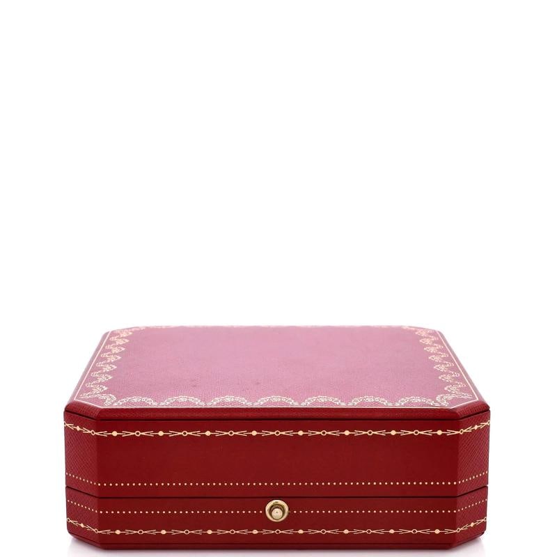 Cartier Love Interlocking Pave Necklace 18K Rose Gold and Diamonds - 2