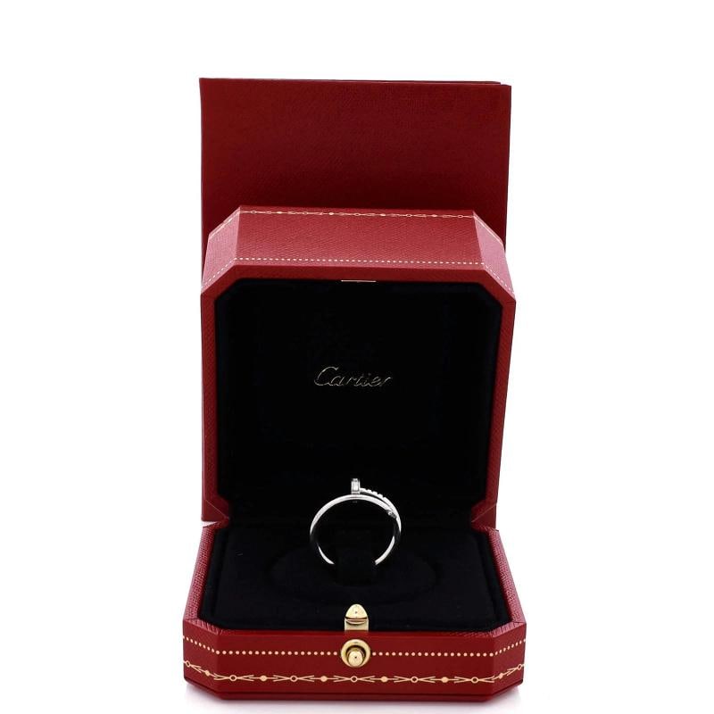 Cartier Juste un Clou Ring 18K White Gold and Diamonds Small - 2