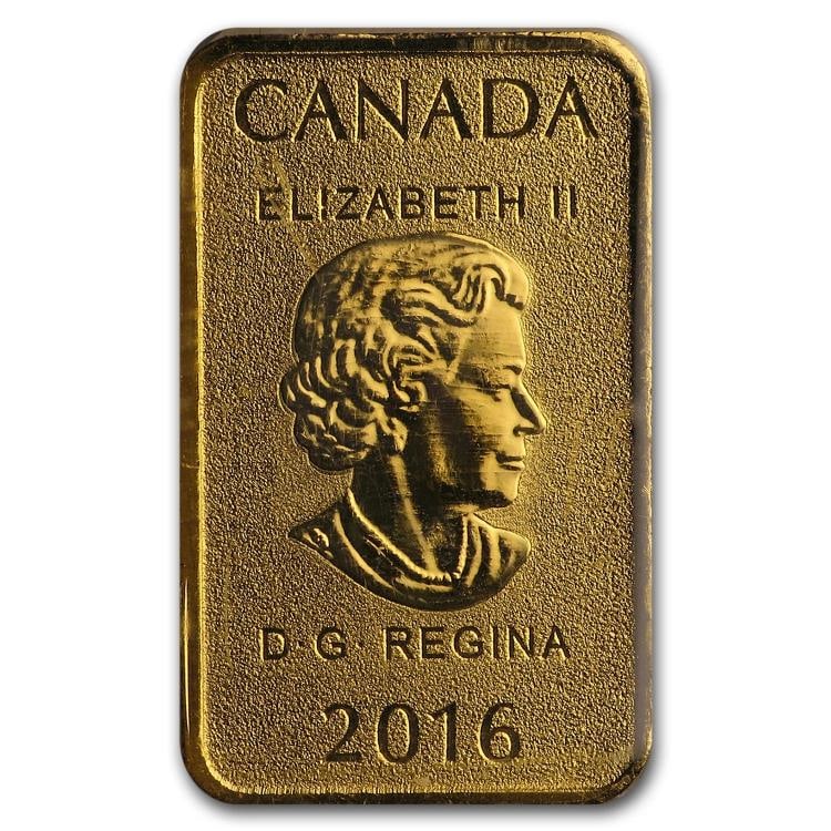 2016 Canada 110 oz Gold 25 5Bar Set In Assay - 4