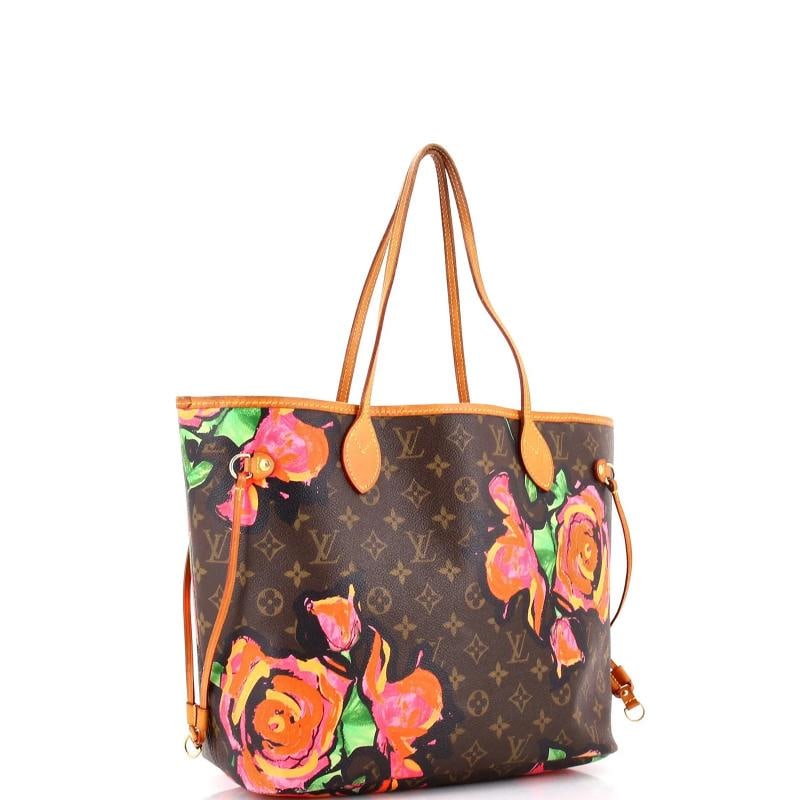 Louis Vuitton Neverfull Tote Limited Edition Monogram Roses MM - 2