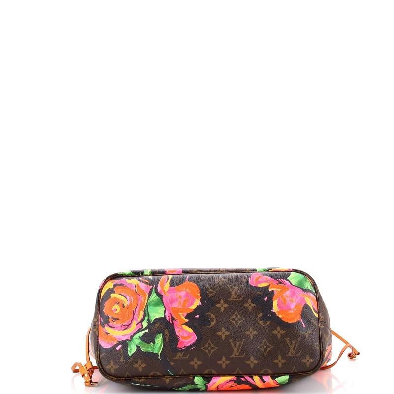 Louis Vuitton Neverfull Tote Limited Edition Monogram Roses MM - 4