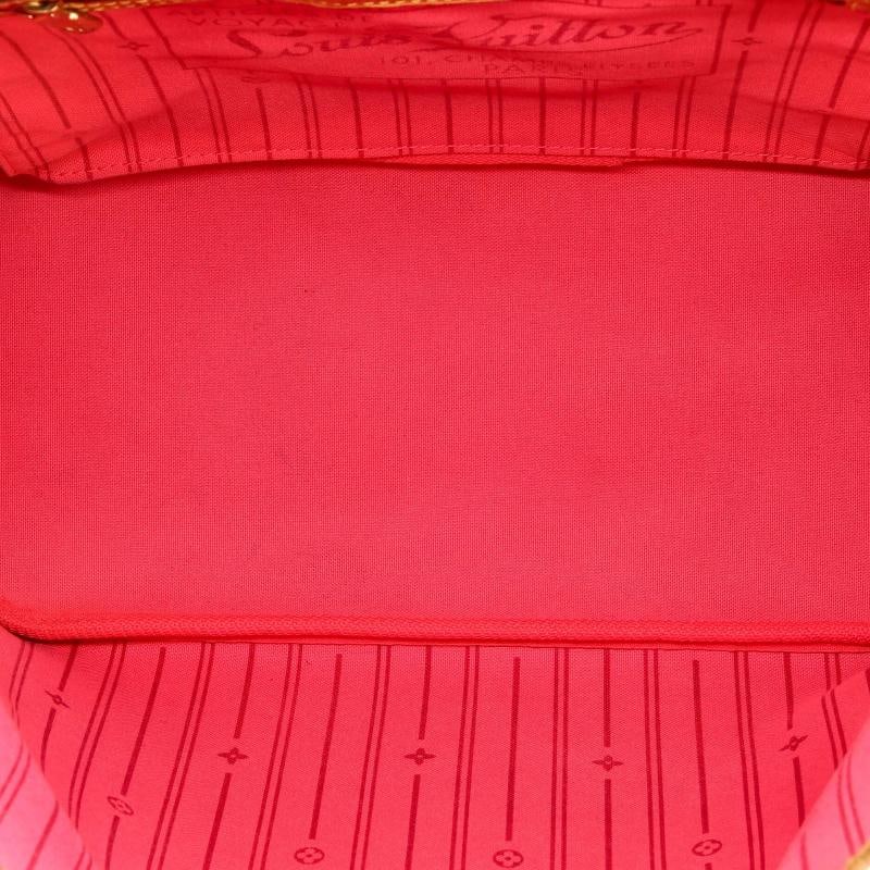 Louis Vuitton Neverfull Tote Limited Edition Monogram Roses MM - 5