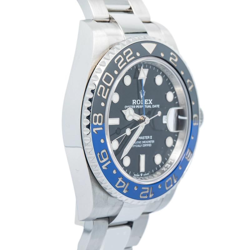 ROLEX GMTMaster II 126710BLNR MINT 2022 Card BATMAN Auto Mens Watch 40mm - 3