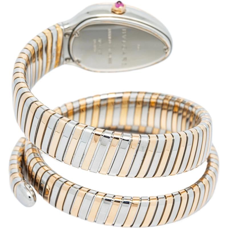 Bvlgari Serpenti Tubogas SP35SPG 18k TwoTone Black Dial Quartz Ladies Watch 35mm - 5