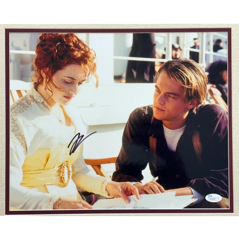 Leonardo DiCaprio Kate Winslet Titanic Autographed Photo JSA Signed Actual Coal - 2