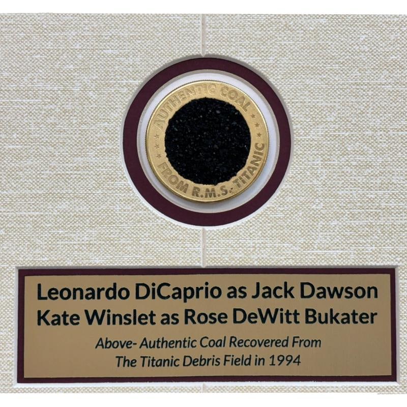 Leonardo DiCaprio Kate Winslet Titanic Autographed Photo JSA Signed Actual Coal - 5