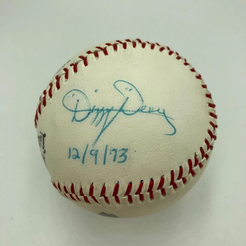 Mint Dizzy Dean Signed Vintage Baseball With JSA COA (1 of 9)