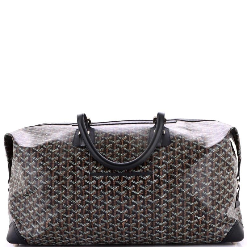 Goyard Boeing Travel Bag Coated Canvas 55: Measurements Handle Drop 5 Height 15 Width 215 Depth 9 Strap Drop 16265 Condition Preowned GoodBrand GoyardExterior Material Canvas CoatedStyle DufflesExterior Color BlackDepartment WomenSize 55Access