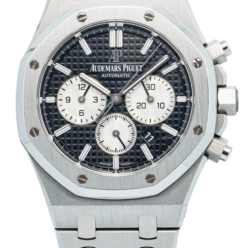 Audemars Piguet Royal Oak 26331ST With Card Auto Black Dial Men Watch 41mm - 2