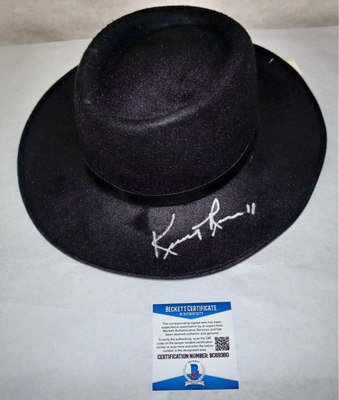 Kurt Russell Autographed Signed Wyatt Earp Tombstone Cowboy Hat Beckett PSA: Modified Item NoMovie TombstoneAutograph Authentication BeckettSigned YesIndustry MoviesOriginalReproduction OriginalSigned by Kurt RussellCountry of Origin United States 