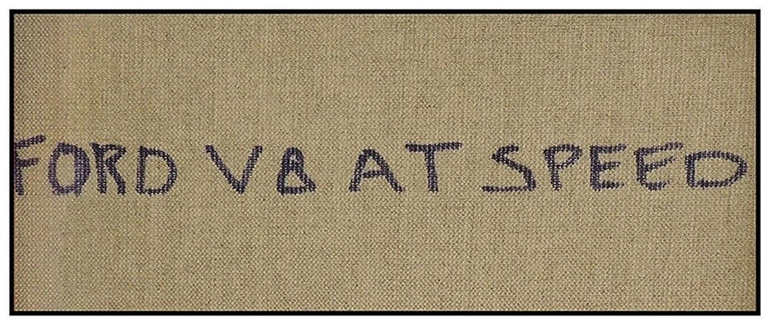 Willem Heytman Original Oil Painting on Canvas Ford Automobile Signed Framed Art - 5