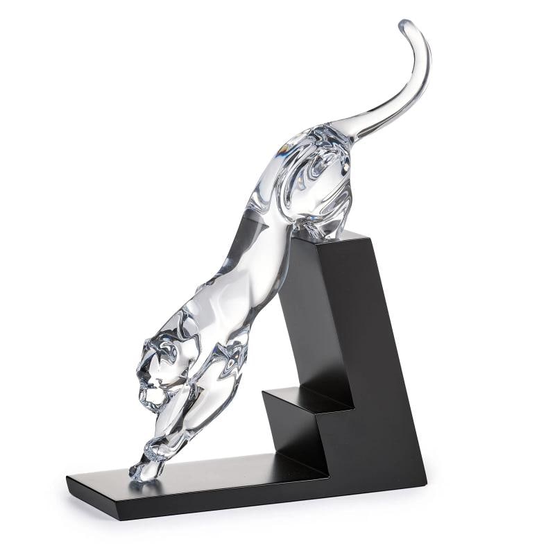 NEW BACCARAT CRYSTAL PANTHER THE LEAP CLEAR SCULPTURE 2814004 BRAND NIB: Condition New A brandnew unused unopened undamaged item in its original packaging where packaging is applicable Packaging should be the same as what is found in a retail store unless the item is handm