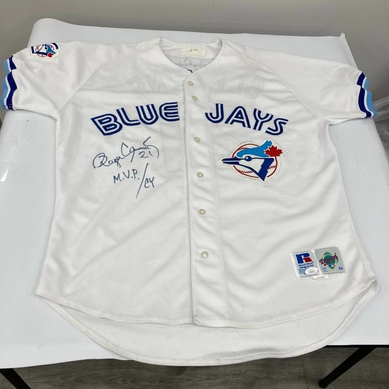 Roger Clemens Signed 1997 Toronto Blue Jays Game Used Jersey JSA COA: Sport BaseballPlayer Roger ClemensSigned YesOriginalReprint OriginalProduct JerseyTeam Toronto Blue Jays