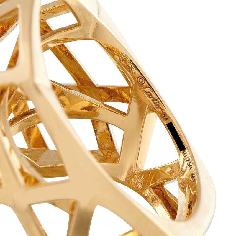 Cartier Panthere 18K Yellow Gold Ring CA01031826 - 4