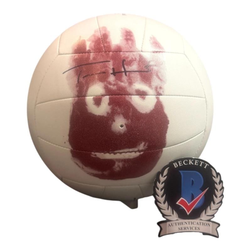 TOM HANKS SIGNED AUTOGRAPH CAST AWAY WILSON VOLLEYBALL BAS BECKETT COA (1 of 1)