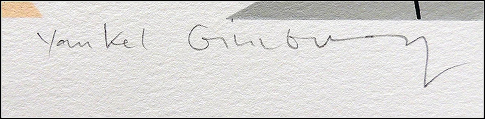 YANKEL GINZBURG Serigraph Kings Original SIGNED RARE Large 34x46 Abstract Art - 4