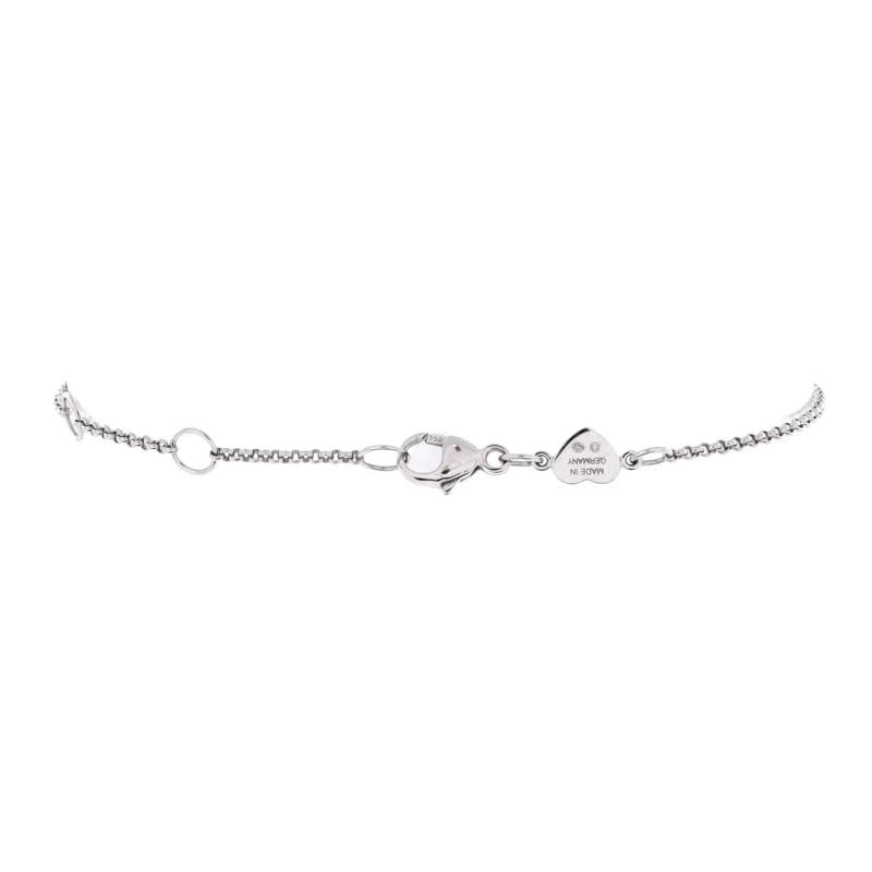 Chopard Miss Happy Diamond Heart Bracelet 18K White Gold with Diamonds - 3