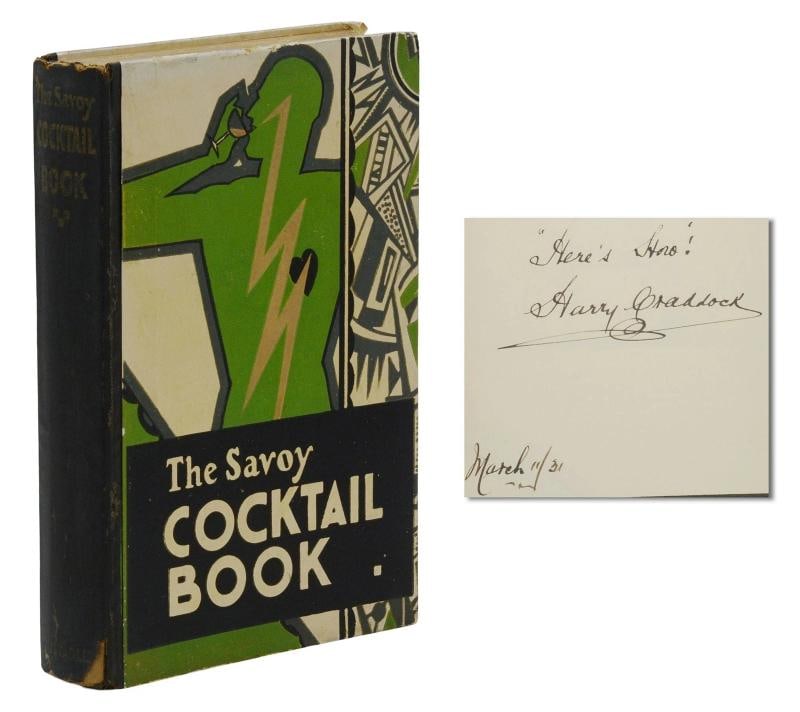 The Savoy Cocktail Book SIGNED by HARRY CRADDOCK First Edition 1st 1930 (1 of 12)