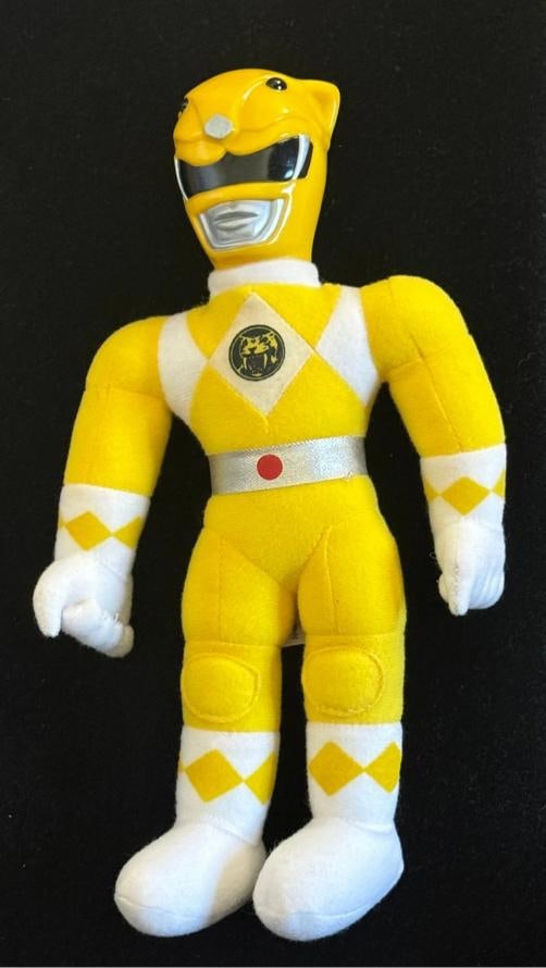 Thuy Trang signed Yellow Power Ranger Plush Toy Doll JSA LOA Rare Auto - 2