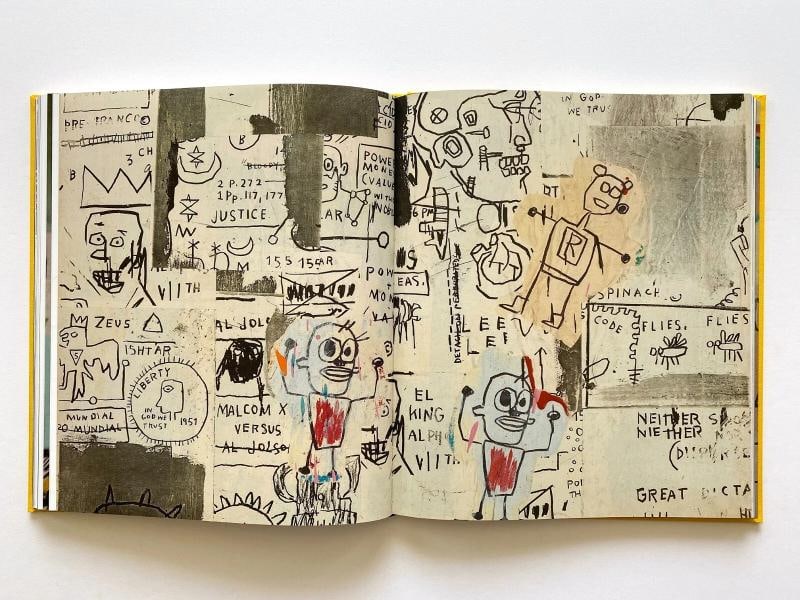 JEAN MICHEL BASQUIAT RARE 1ST ED LITHOGRAPH PRINT LARGE HC EXHIBITION ART BOOK - 12