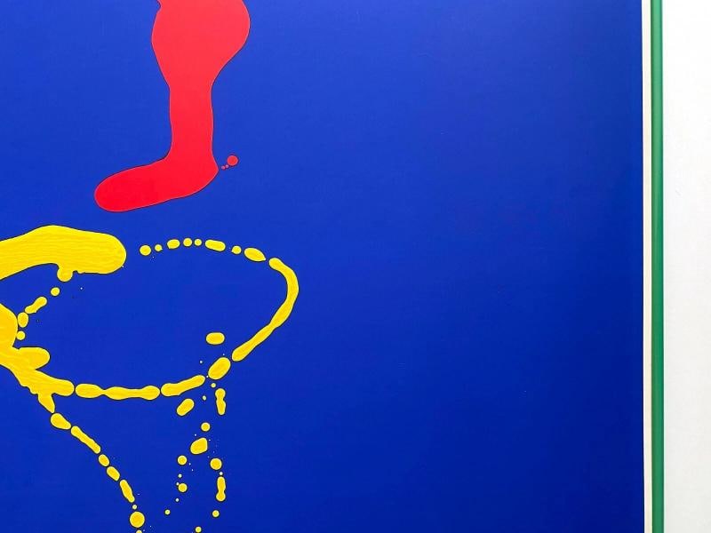 WILLIS WINE BAR PARIS RARE 1989 WAYNE ENSRUD FRAMED LRG SILKSCREEN PRINT POSTER - 10