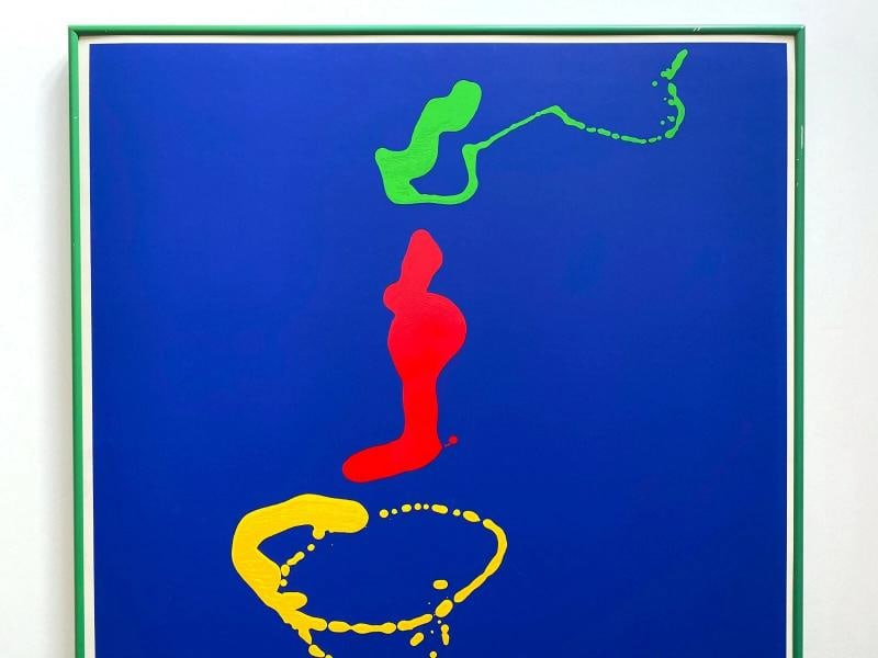 WILLIS WINE BAR PARIS RARE 1989 WAYNE ENSRUD FRAMED LRG SILKSCREEN PRINT POSTER - 2