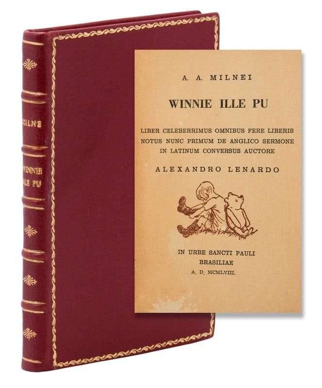 Winnie Ille Pu A A MILNEI First Edition 1st 1958 Latin POOH Milne (1 of 7)