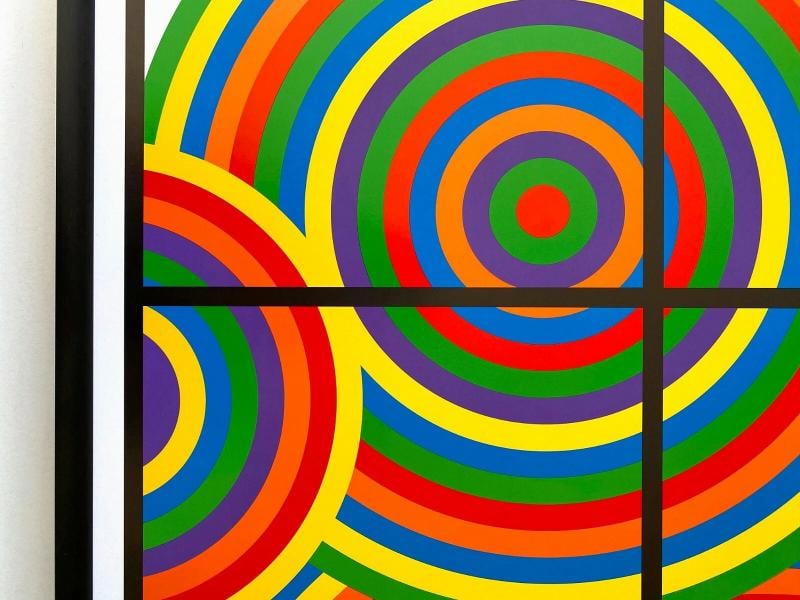 SOL LEWITT RARE LITHOGRAPH PRINT MUSEUM OF MODERN ART FRAMED MODERNIST POSTER - 5